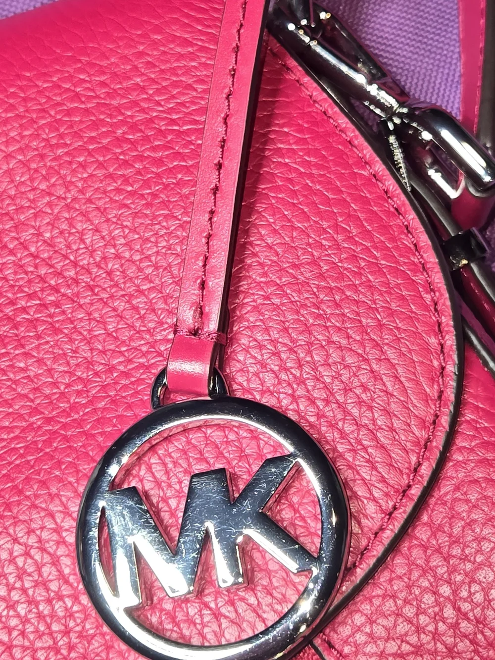 Michael Kors Pink Leather Shoulder Bag